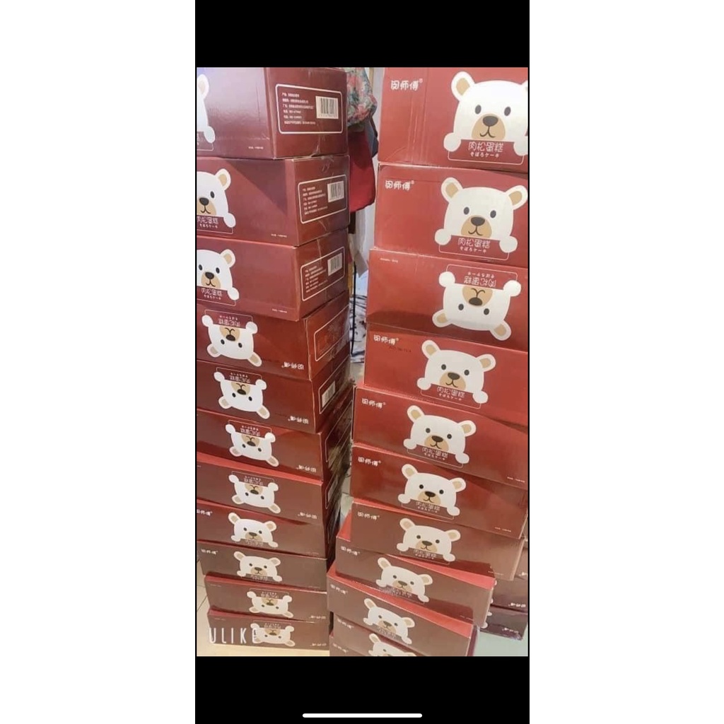 1 hộp bánh ruốc gấu 30 cái hàng date mới
