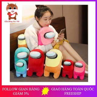Gấu bông among us 💥 freeship 💥 thú bông among us 3d cao cấp nhiều màu