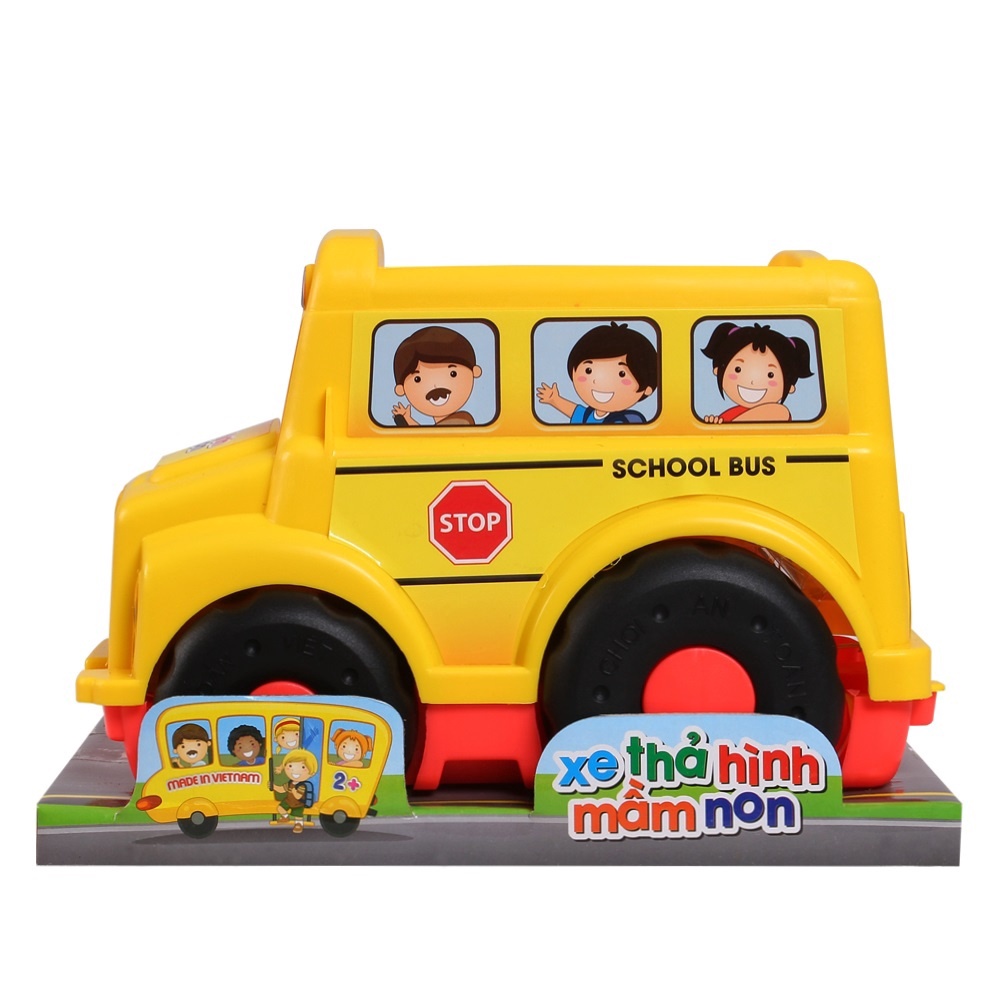 Đồ Chơi Xe Bus Thả Hình Khối Loại Lớn Hàng Việt Nam Cho Bé