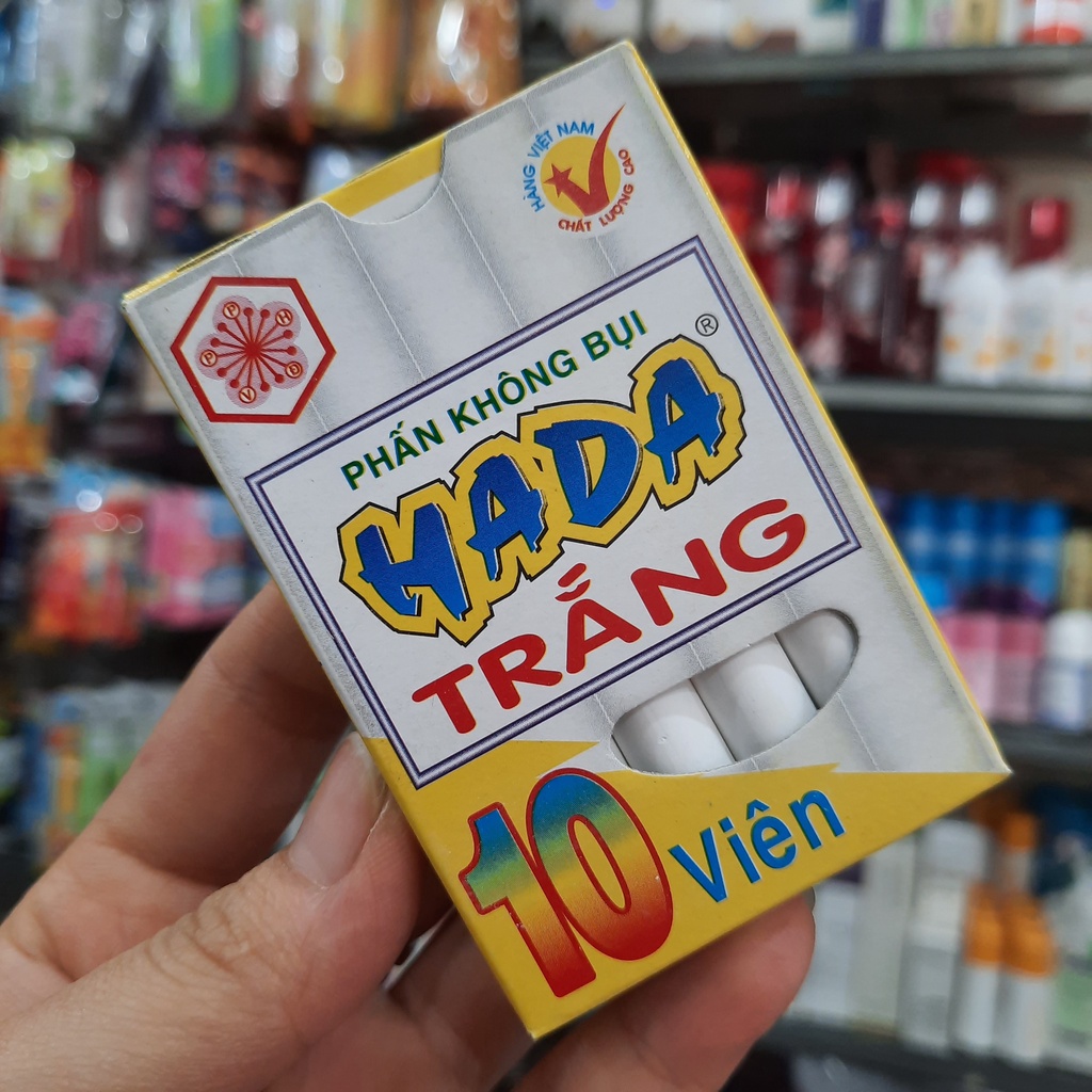 1 Hộp 20 viên phấn trắng không bụi Hada trắng