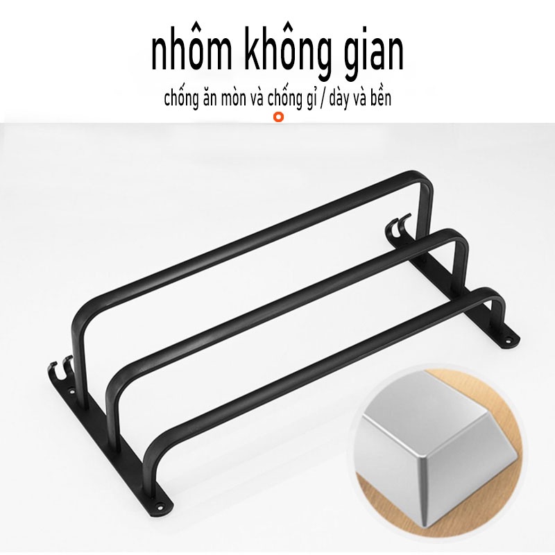 Giá treo khăn MEIDOO bằng kim loại thiết kế tiện lợi cho nhà tắm