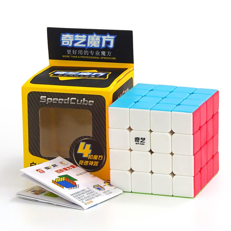 Rubik 4x4 QiYi S Trơn mượt, nhanh, rubik 4x4 lập phương đồ chơi phát triển siêu trí não