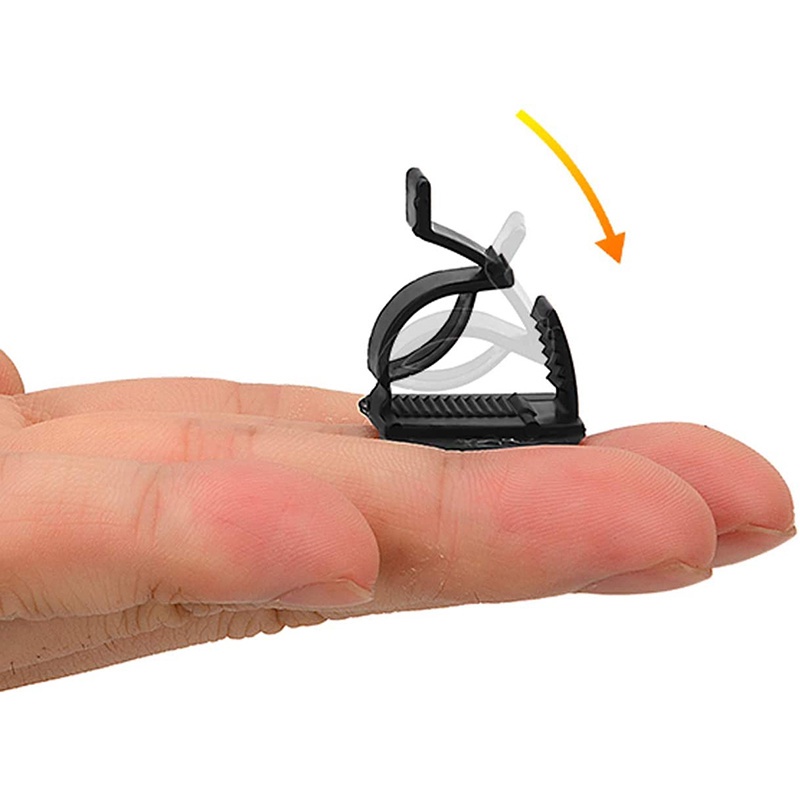 Giá Đỡ Dây Cáp Tự Dính Có Thể Điều Chỉnh Tiện Dụng Cho Nhà Ở/Văn Phòng/Xe Hơi