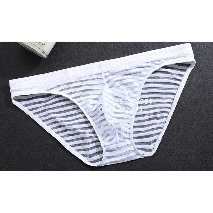 Bộ 4 quần tam giác trong suốt SX.10 chất thun co dãn tốt- giao hàng an toàn