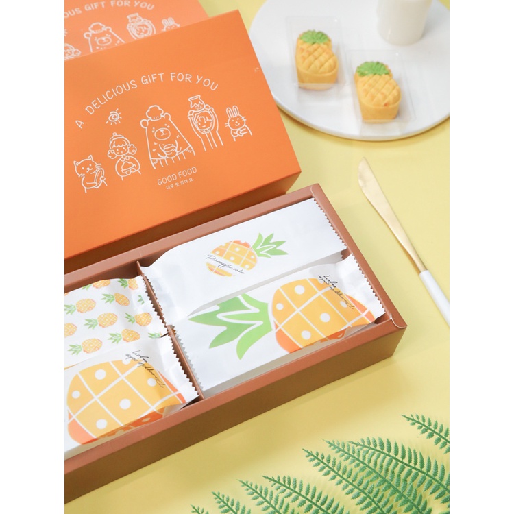 TÚI ĐỰNG BÁNH DỨA MIX 4 MẪU