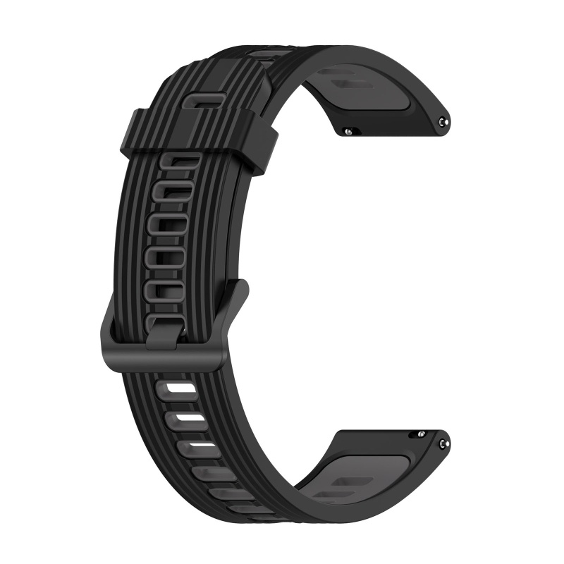 Dây Đeo Đồng Hồ Bằng Silicone Hai Màu Tháo Gỡ Nhanh Chống Trầy Xước Cho Galaxy Iwatch 5