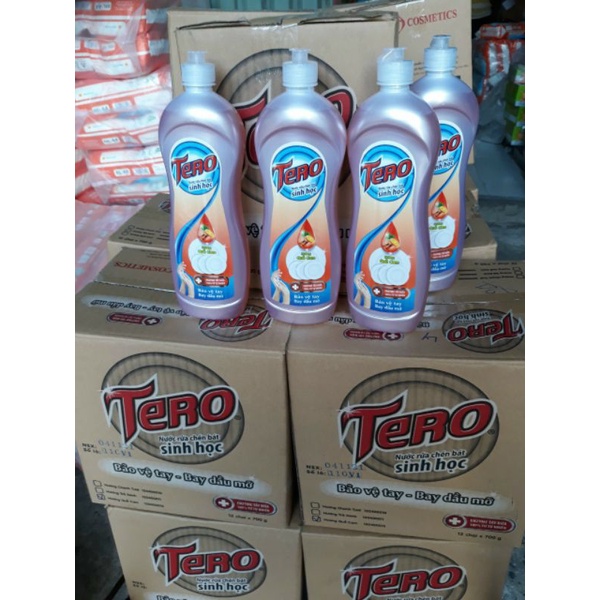 Nước Rửa Chén Sinh Học Tero Hương Quế Cam, chanh  700g