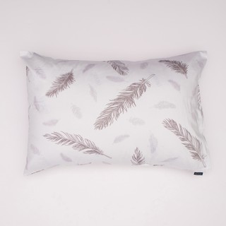 Vỏ gối Lông vũ nền trắng 45x65cm Ninos