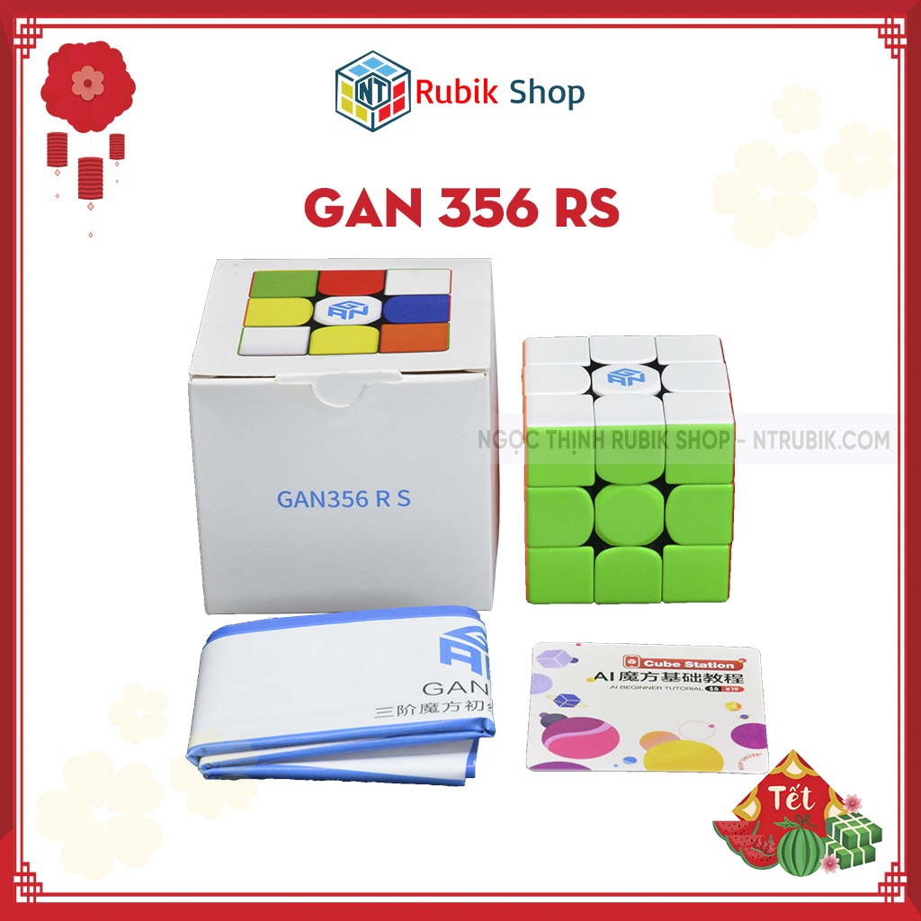 [Giá rẻ vô địch] Rubik 3x3x3 Gan 356 RS phiên bản mới thay thế GAN 356R