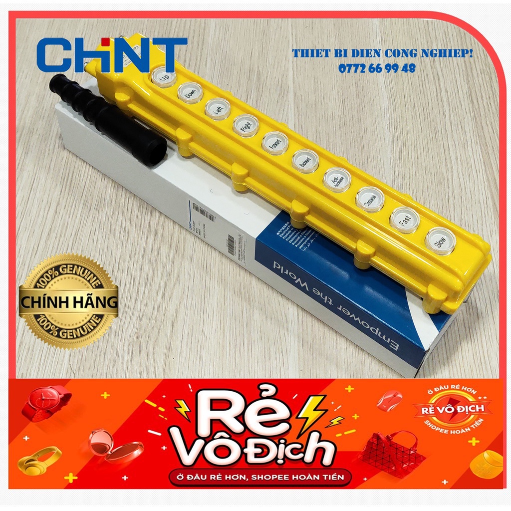 Công tắc điều khiển cần trục 10 nút NP3-5 Chint