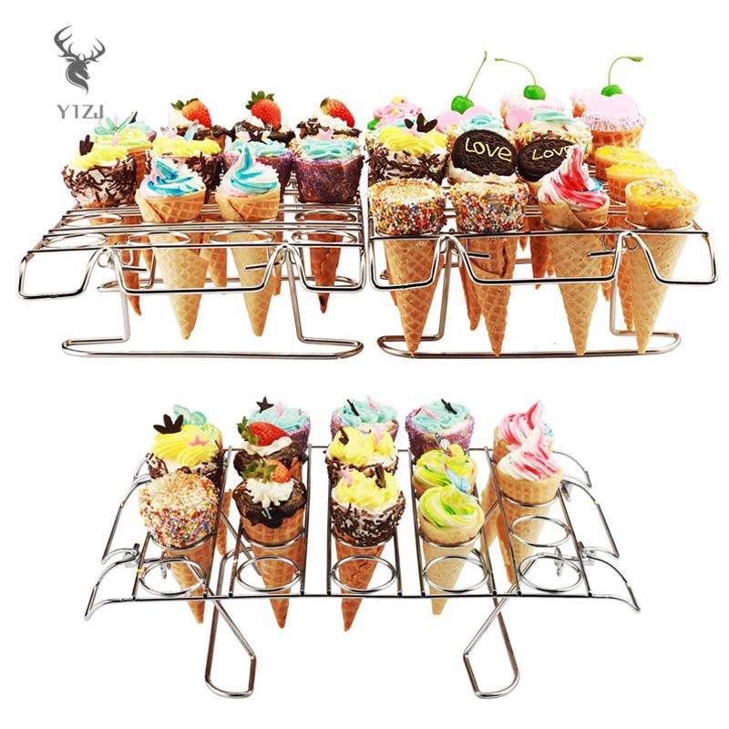 Giá Đỡ Bánh Cupcake / Kem Ốc Quế 12 / 16 Lỗ Tiện Dụng