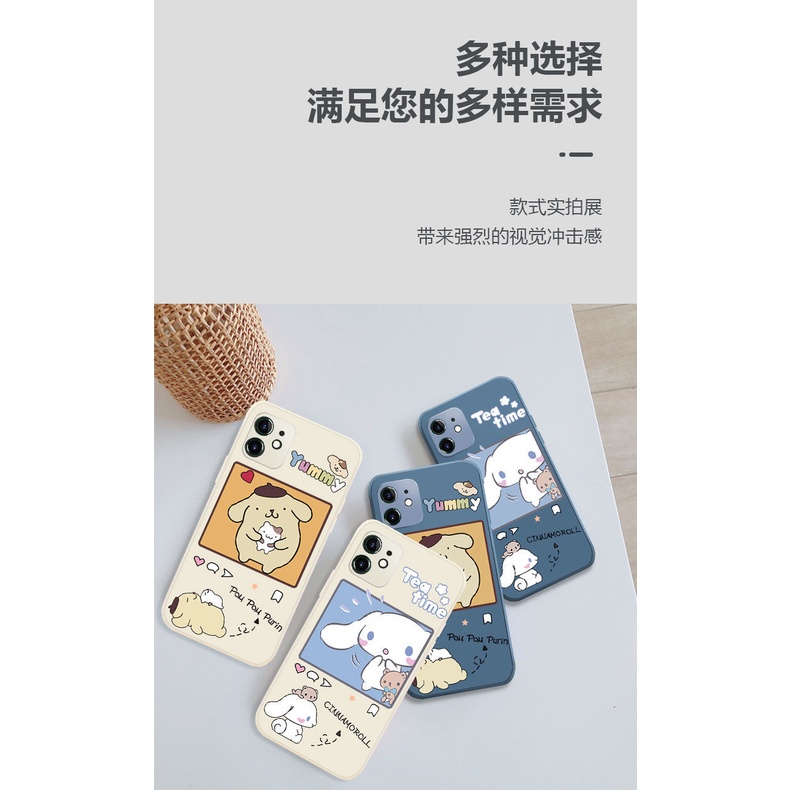 Ốp Điện Thoại Silicon Siêu Mỏng Cho Apple Iphone 11 / Vuông / XR / Cinnamoroll / XS / cute / Max / 7 / 8P / 6S / 6S / SE / 13 / Pro / Max / mini