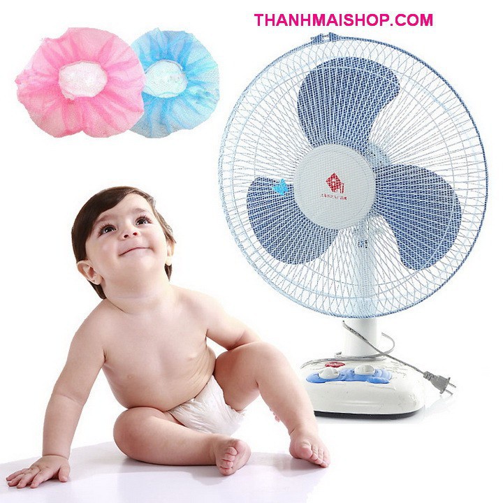 Lưới bọc quạt an toàn cho bé