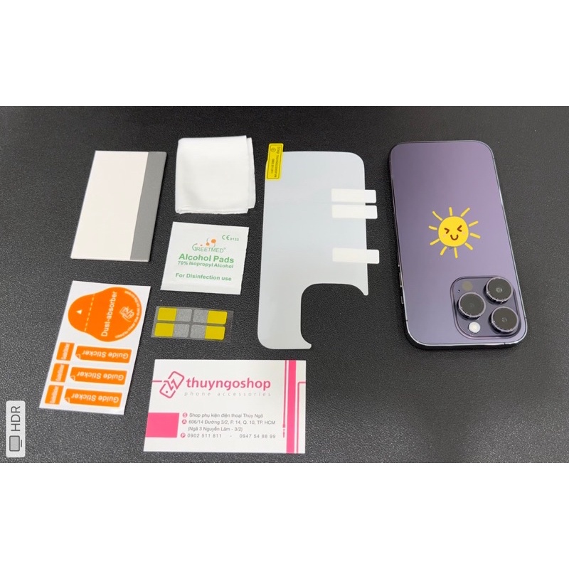 PPF trong suốt / mờ chống vân tay  iphone 14 Pro Max - iphone 14 pro - iphone 14 max - iphone 14