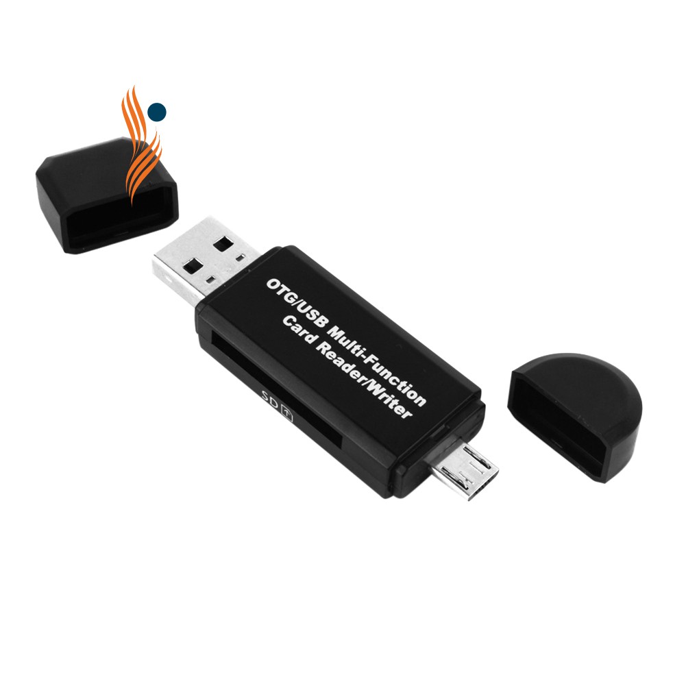 Đầu đọc thẻ nhớ SD OTG đa chức năng USB 2.0 3 trong 1 dành cho Laptop Android Phone