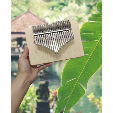 [KALIMBA 21 PHÍM ] Đàn kalimba 21 phím giá rẻ gỗ nguyên khối Mahogany hiệu TONIC KALIMBA M21