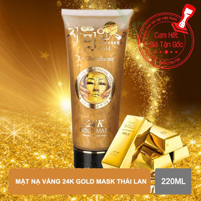 Mặt nạ lột Vàng  Gold 24k ( Chính Hãng ThaiLand )