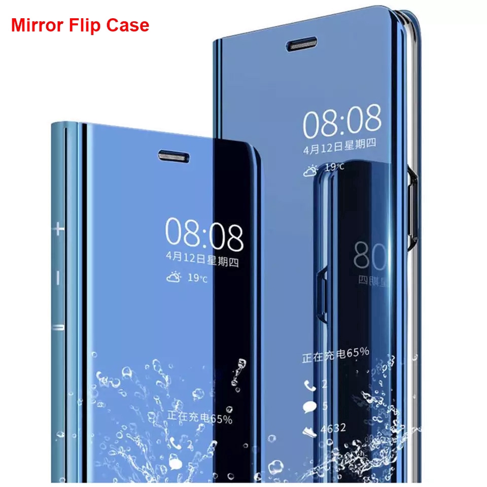 HSM luxury Case Smart Phone Case Cover Xiaomi Mi8 Mi9 Mi A3 Lite Mi 8 9 SE 9T Pro 9SE CC9 CC9E Flip Mirror Case Auto Sleep / Wake Casing