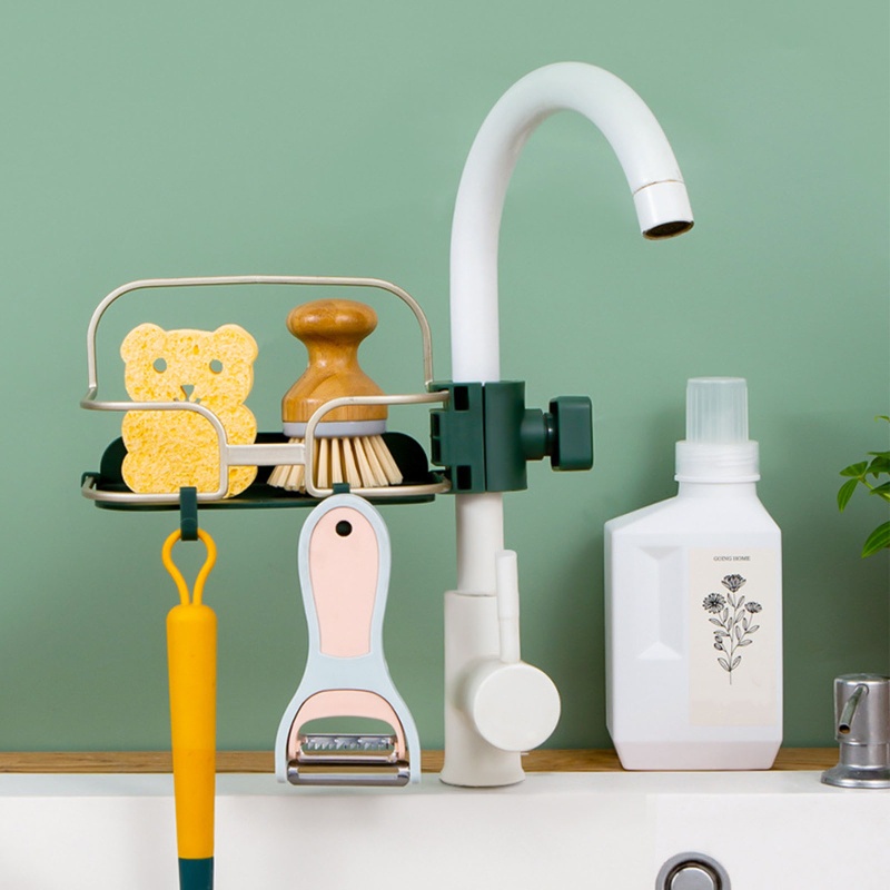 Khay Đựng Mút Rửa Chén Hình Tròn Nhanh Khô Tiện Dụng Cho Nhà Bếp / Phòng Tắm