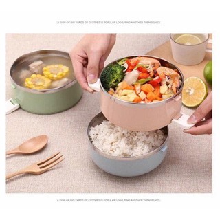 [Giá Buôn] CẶP LỒNG LÚA MẠCH GIỮ NHIỆT 4 TẦNG