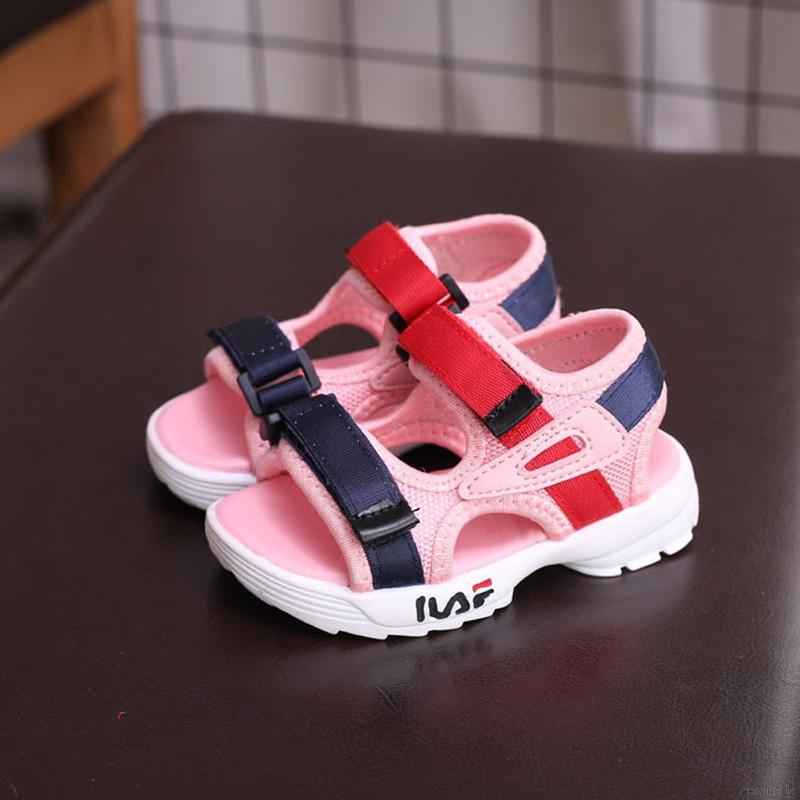 Sandal mềm mại chống trơn trượt thời trang mùa hè cho bé trai / gái
