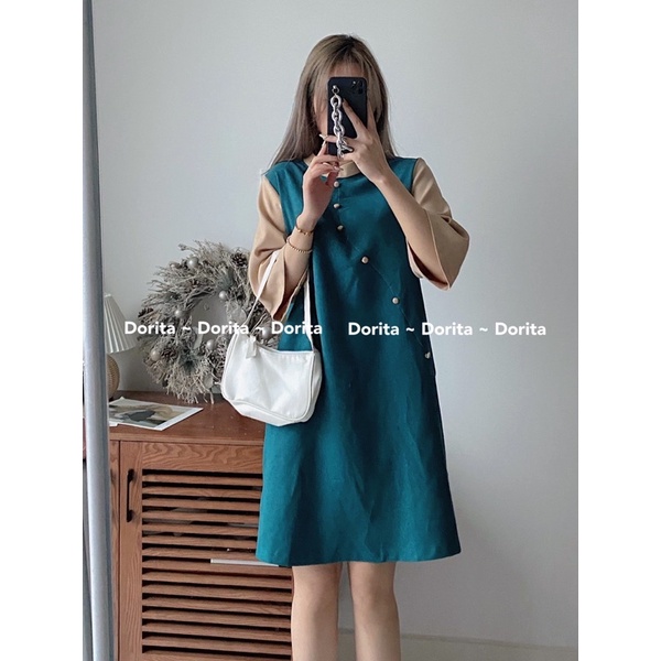 Áo dài cách tân cúc ngọc 2022, Áo dài Tết CiCi - Dorita Boutique