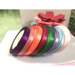 Cuộn dây ruy băng lụa 1cm