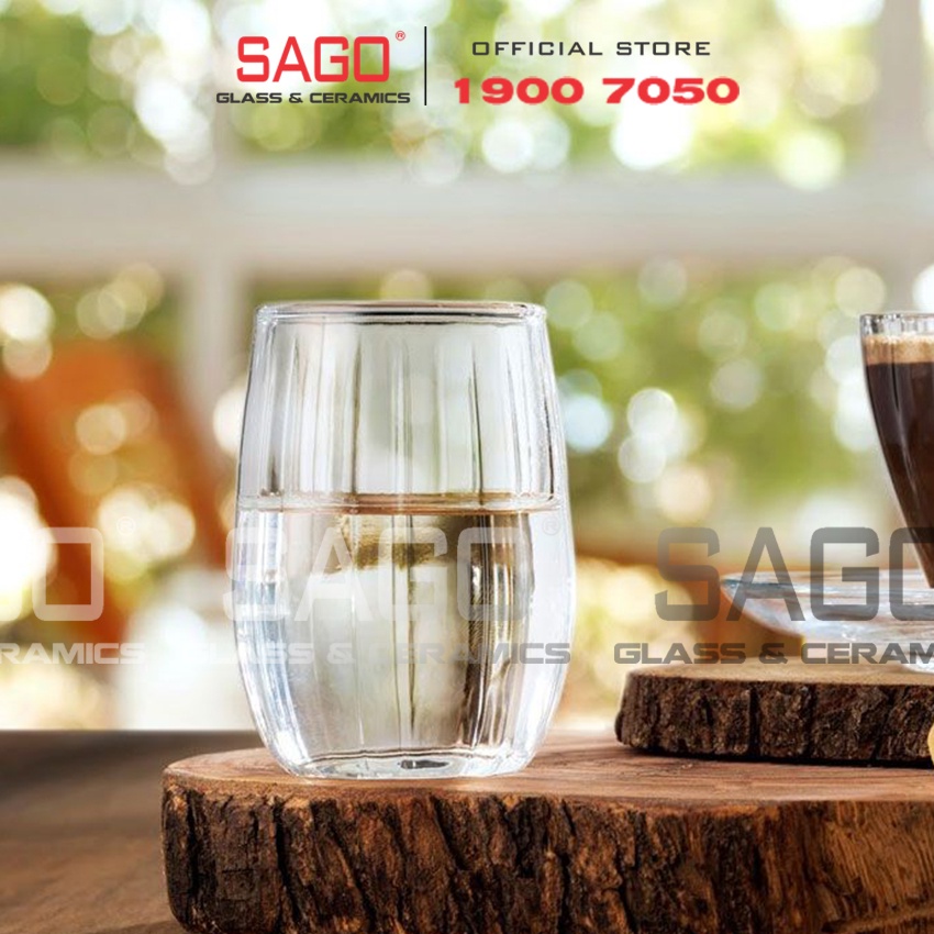 Ly Thủy Tinh Deli Linka Glass 380ml , 510ml | Tùy Chọn Dung Tích và Hình Dáng , Cốc Thủy Tinh Cao Cấp