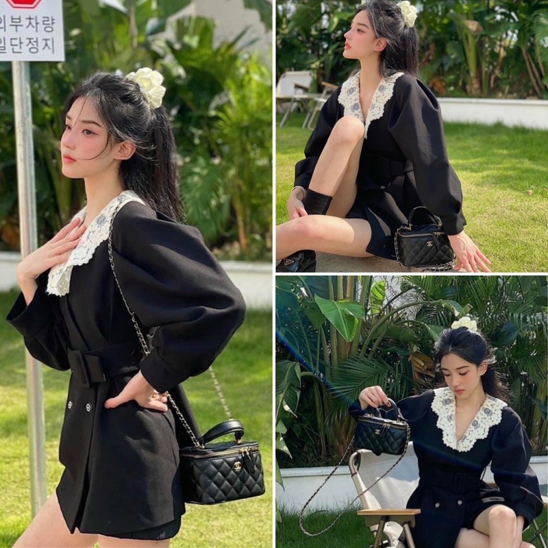 Túi đeo chéo nữ CN cốp mini Full Hộp kèm nơ hoa