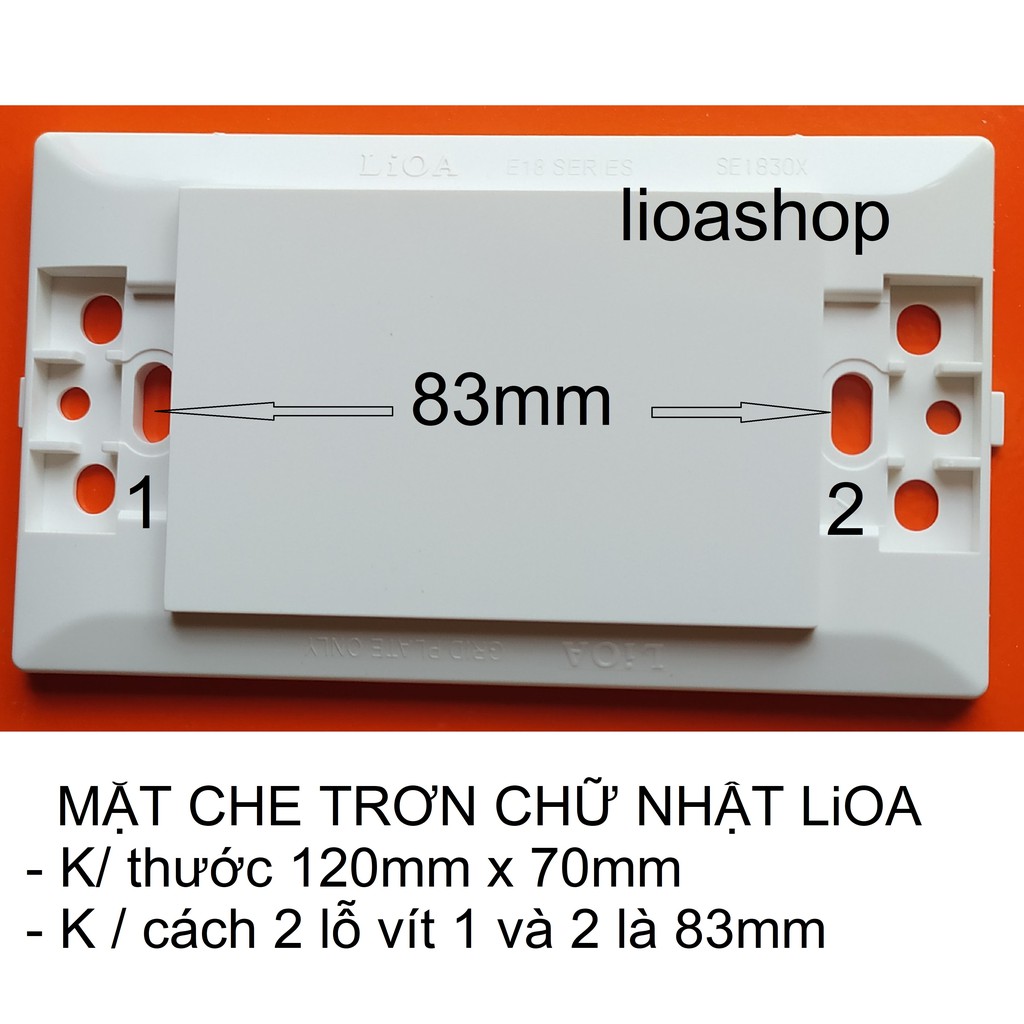 MẶT CHE TRƠN CHỮ NHẬT LiOA.