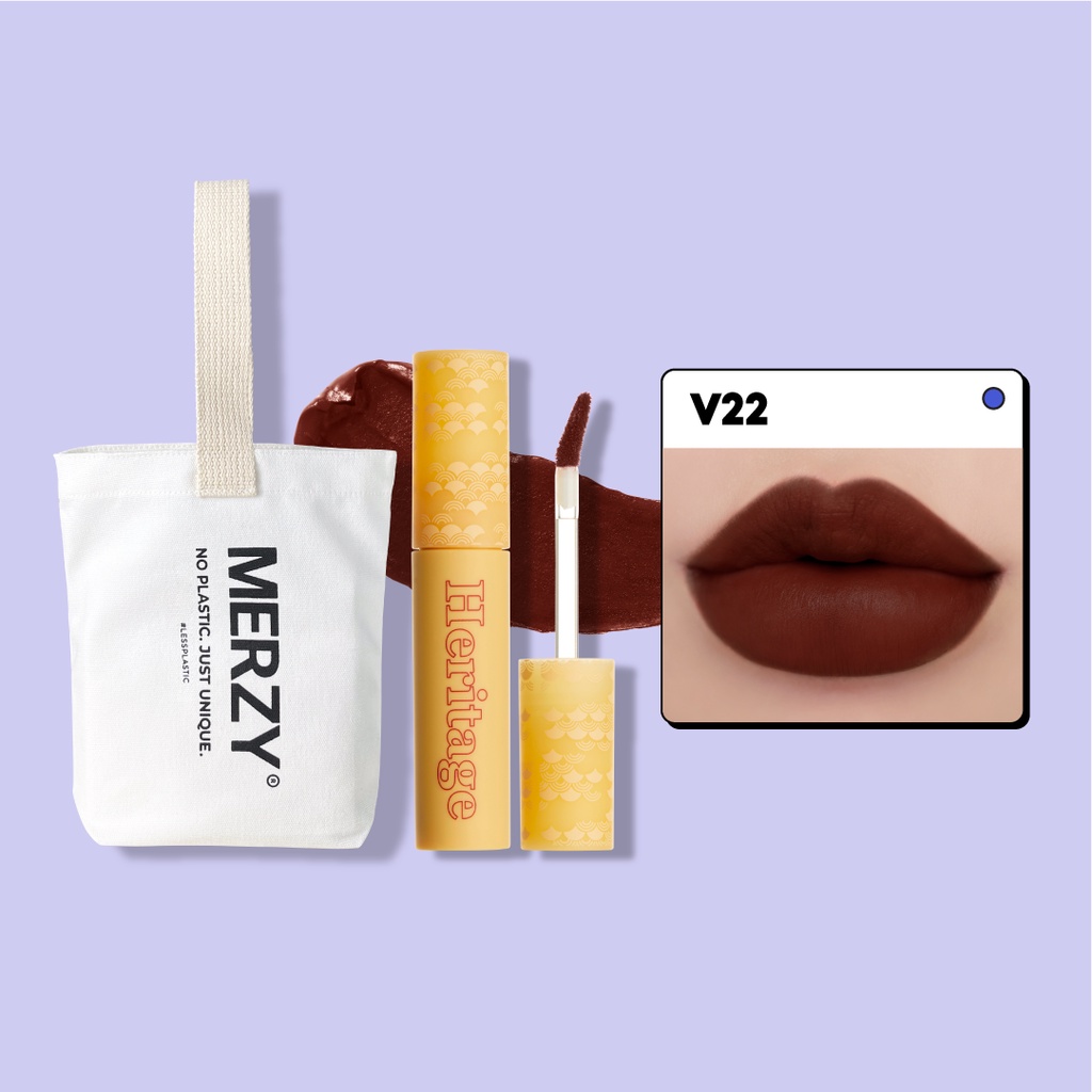 Combo Túi Vải + Son Ngẫu Nhiên Merzy