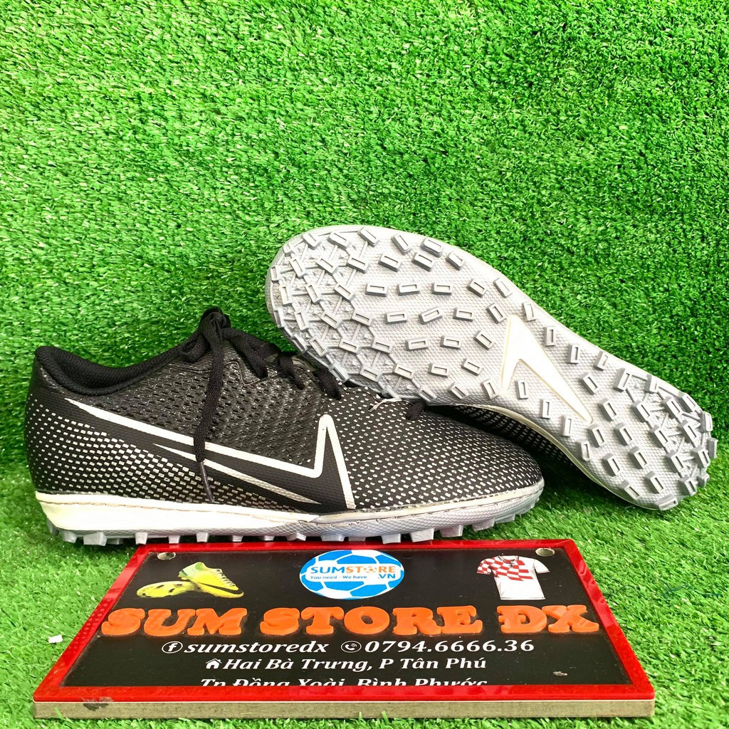 Giày Bóng Đá Nữ Nam Thể Thao Winbro Đen Chấm Bi X20- Giày Bóng Đá TF Cao Cấp-Đã Khâu Đế-(Tặng Vớ)