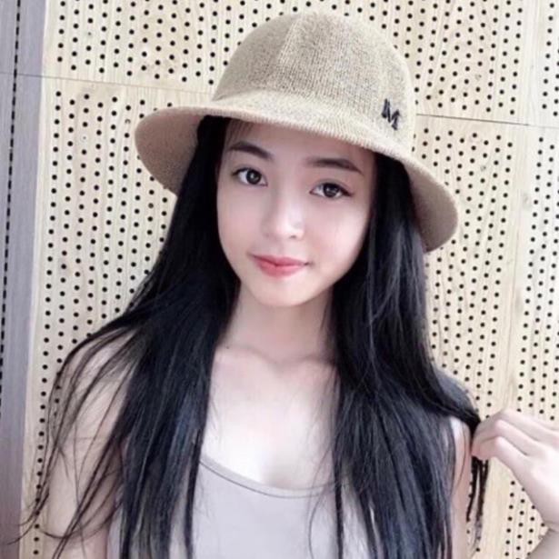 Mũ cói Hàn Quốc siêu xinh