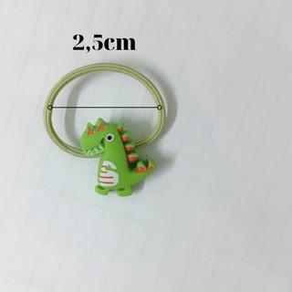 Set 5 Thun cột tóc khủng long cho bé 2,5cm