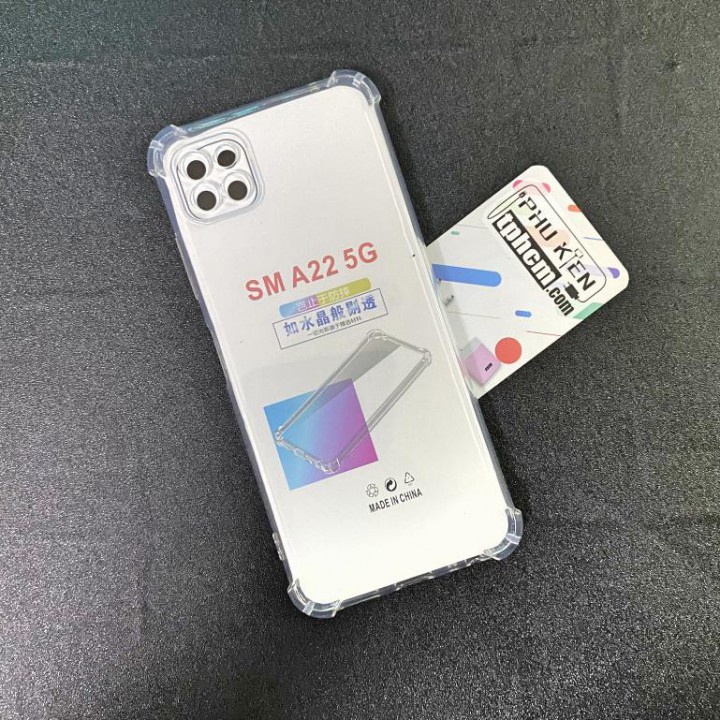 Ốp lưng Samsung A22 5G dẻo Trong suốt Chống sốc