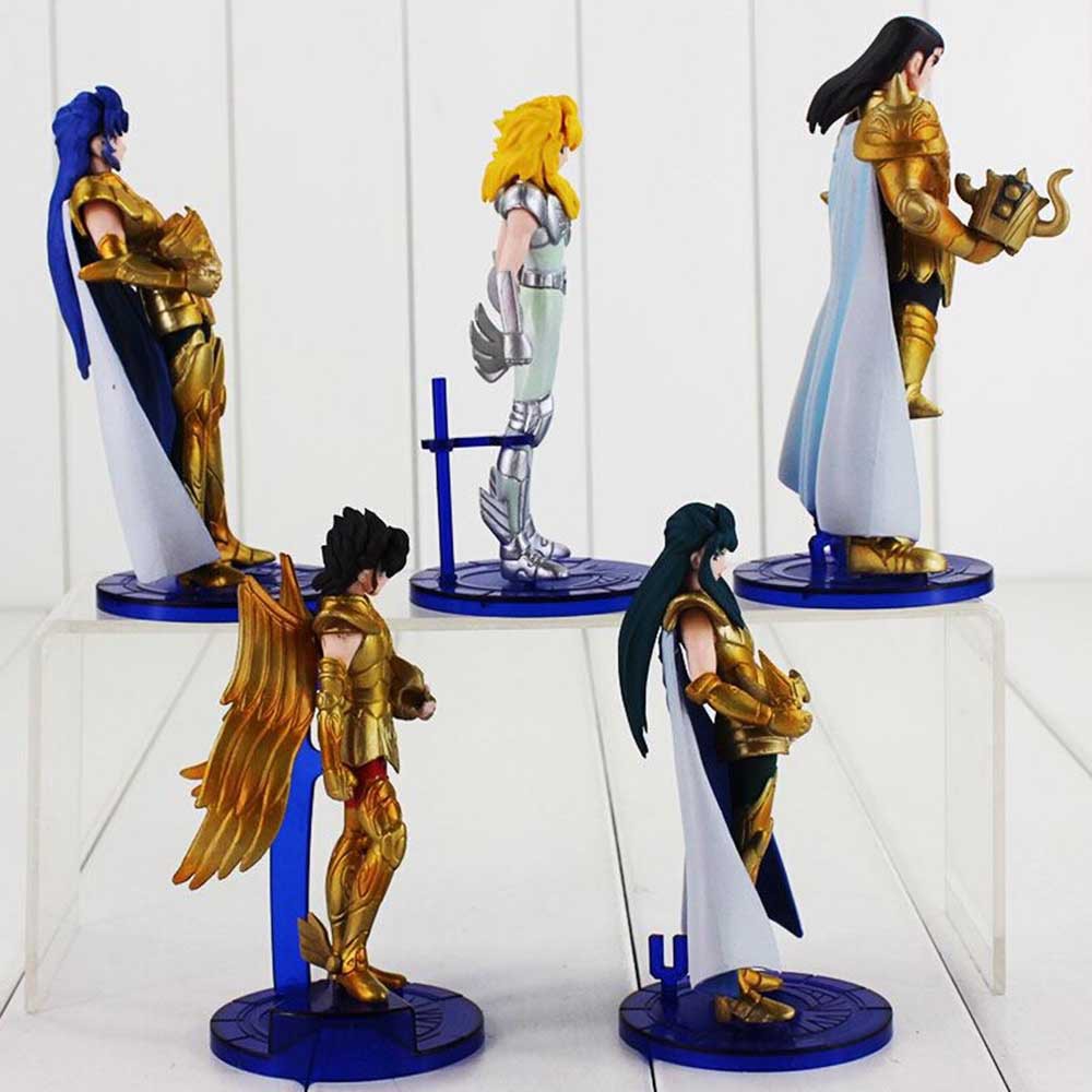 Bộ 5 Mô Hình Nhân Vật Hoạt Hình Saint Seiya 13-15cm