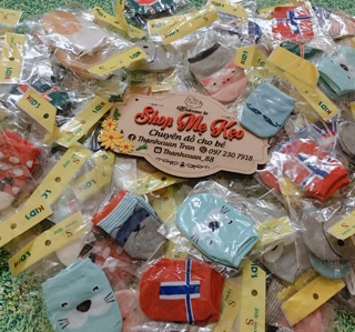 Tất kid cổ thấp