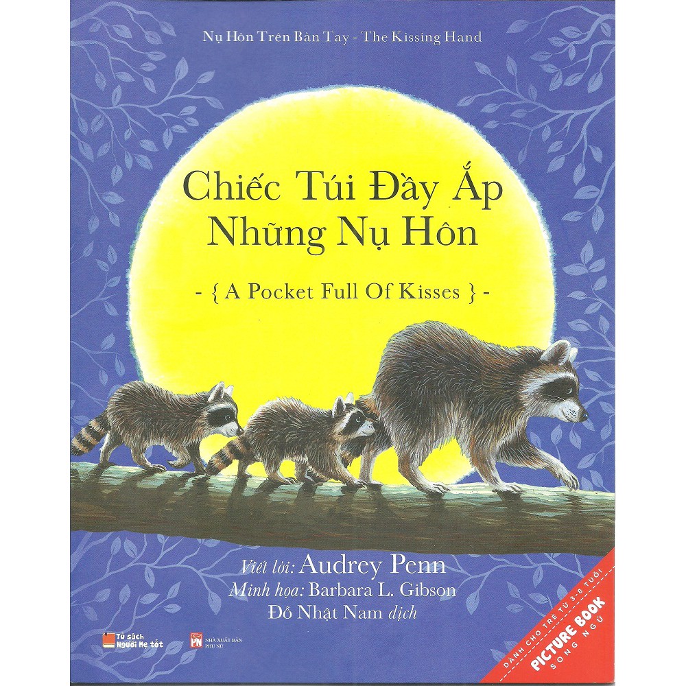 Sách Trọn bộ 8 cuốn ehon song ngữ nụ hôn trên bàn tay - Gấu Mèo Chester - Audrey Penn