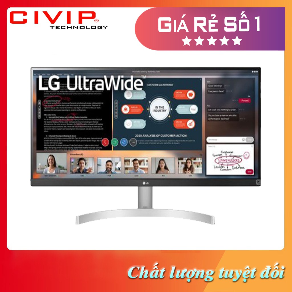 Màn hình LCD LG 29" 29WN600W IPS 75Hz AMD FreeSync™ - Hàng chính hãng | WebRaoVat - webraovat.net.vn