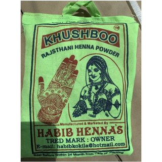 Bột henna nguyên chất khusboo Ấn Độ 450g