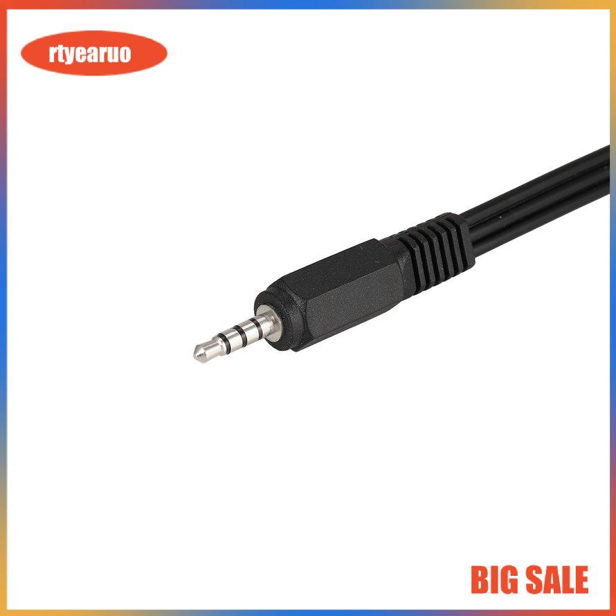 Dây Cáp Chuyển Đổi Âm Thanh 3.5mm Mini Aux Male Sang 3 Rca Female