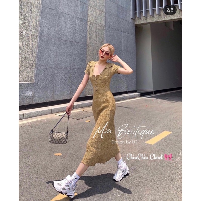 Váy body chun cổ trụ ❌SALE SOCK❌ tôn dáng, cực xinh, hang chuẩn loại 1 ( kèm ảnh thật ) | BigBuy360 - bigbuy360.vn