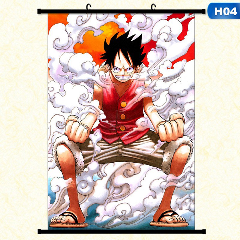 Tranh Treo Tường Hình Nhân Vật Luffy Trong Anime One Piece