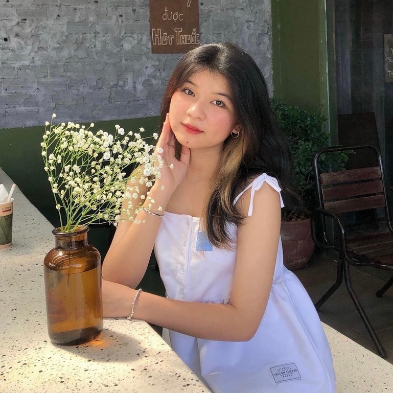 Áo hai dây YELLOW FLICKER basic freesize