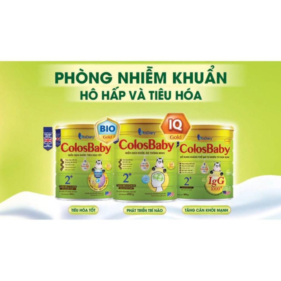 Sữa non Colosbaby IQ Gold 0+, 1+, 2+ 800g date mới