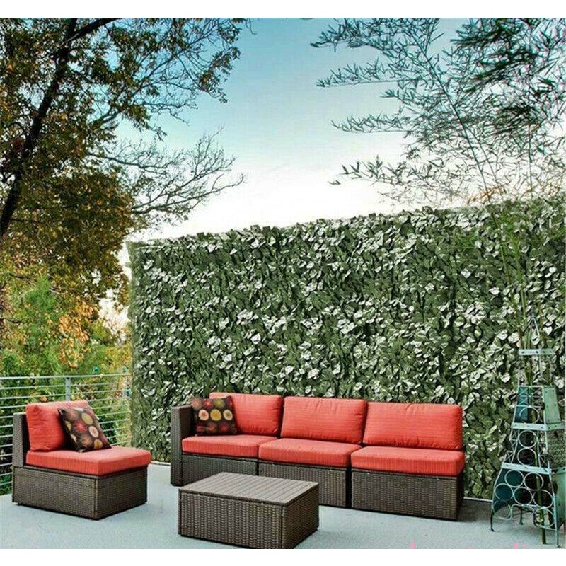 Hàng Rào Lá Giả Bằng Mây Dùng Trang Trí