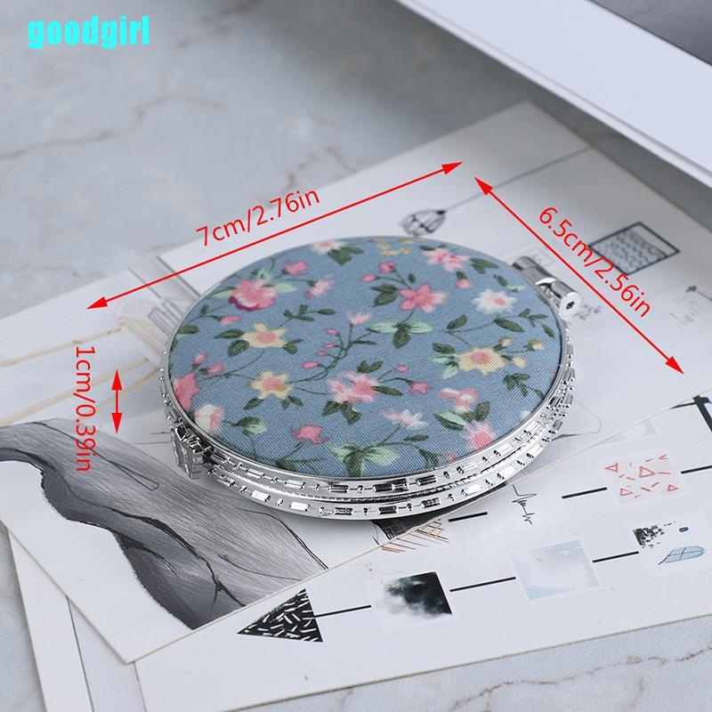 [Hàng mới về] Gương gập bỏ túi mini họa tiết hoa cổ điển dễ thương