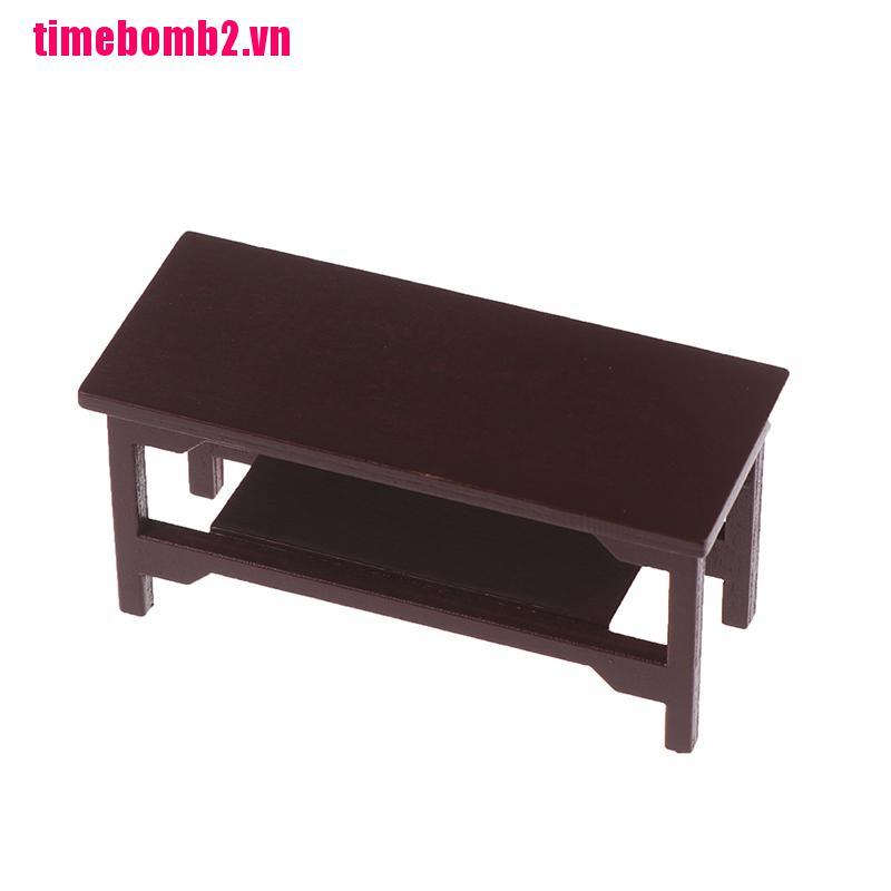 Bộ Ghế Gỗ Kiểu Retro Tỉ Lệ 1 / 12 Dùng Trang Trí Nhà Búp Bê