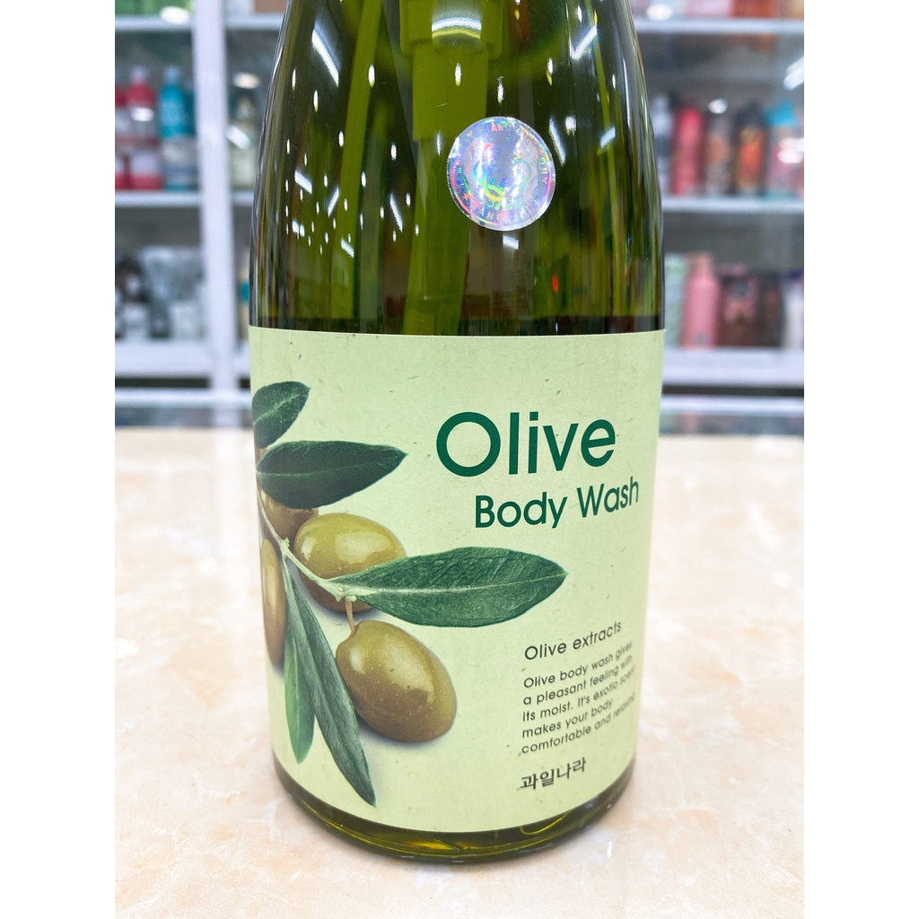 SỮA TẤM DƯỠNG ẨM TRẮNG DA  WELCOS OLIVE BODY CLEANSER HÀN QUỐC 740G