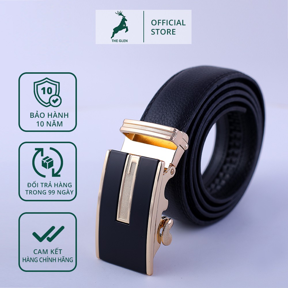 Thắt lưng nam thời trang hàn quốc - Dây lưng nam cao cấp 2021 da PU bảo hành 10 năm THE GLEN TG119